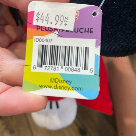 NWT Disney Original Mickey Mouse Plush Fantasia Sorcerer Wizard Hat Stuffed Toy - Picture 3 of 5